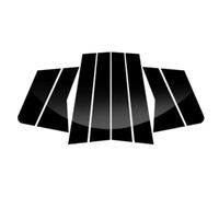 Pillar Posts Outer Window Compatible With Chery For Tiggo 5x 2017 2018 2019 2020 8PCS Polished Pillar Posts Car Accessories Window Trims Decoration Strip