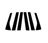 Pillar Posts Outer Window Compatible With Hyundai For Palisade 2020 2021 2022 2023 2024 Glossy Black Window Trim Pillar Posts Decal Door Sticker Cover