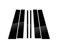 Pillar Posts Outer Window Compatible With Land For Rover For Discovery 3 4 2006-2016 6Pcs Car Door Window Pillar Posts Trim Covers Exterior Sticker Accessories