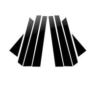 Pillar Posts Outer Window Compatible With Subaru For Forester 2009-2012 8Pcs Glossy Black Pillar Posts Car Window Door Trims Cover Sticker Auto Exterior Accessories