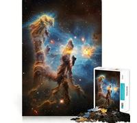 Pillars of Creation in Eagle Nebula Jigsaw Puzzles for Adults1000 Pieces Clear Logic Toy Leisure Time Perfect Cut Creative Gift (38x52cm)