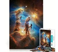 Pillars of Creation Space Nebula 1000 Pieces Jigsaw Puzzles for Adults Memory Boost Home Pastime Image Assembly Wall Art Decor (50x75cm)