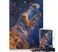 Pillars of Creation Webb Jigsaw Puzzles 1000 Pieces for Adults Brain Skill Stress Release Exact Edge Wall Art Decor (38x26cm)