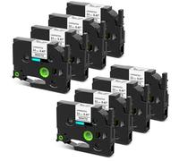 Pillex 8-Pack Label Maker Tape 12mm 0.47 Laminated White Replacement for Brother P Touch Label Tape TZe-231 Compatible with Brother P Touch Label Maker PT-D210 PT-H110 PT-D220 PT-D400 PT-1880 PT-1280