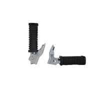 Pillion Foot Pegs Set Foldable with Rubber, High Design, Universal for Motorcycle, Moped, Moped