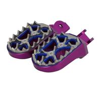 Pillion Footrests Compatible With CRF150F For CRF230F 2003-2019 Motorcycles Footpegs Electric Dirt Bike Footrest Motocross Parts Pedals(Purple)