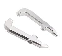 Pillion Grab Handle, 1 Pair Motorcycle Rear Passenger Seat Handle Bar Aluminium Alloy Replacement for MSX125 GROM(Silver)