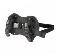 Pillion Grab Handle Strap for Motorcycle Rear Seat - Adjustable Waist Belt Riding Aid for Passenger Security Comfort Daily Commute Black 25x17cm