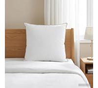 Pillow 50x50 cm White Australian Wool & Microfiber Square 100% Cotton Cover Soft