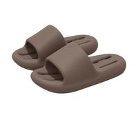 Pillow Anti-Slip Slippers for Women Size 8 Hollow Cloud Soles House Slides Men’s Summer Supper Comfy Platform Cushioning Slipper Indoor Wide Width Flat Soft Waterproof Slider for Bath Pool Bronze