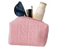 Pillow Bag Pillow Pencil Case, 7.08x3.93x3.93in Solid Color High Capacity Zipper Pretty Pencil Case, Soft and Comfortable Touch, Simple to Carry for Stationery School Cosmetic Travel