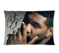 Pillow Case, Usher Custom Rectangle Cotton Pillowcase Cover 20"x30"(One Side)