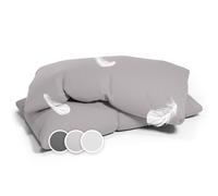 Pillow Cases 2 Pack 40 x 80 cm Set Super Microfibre Pillow Covers Bedding Taupe