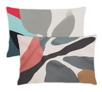 Pillow Cases 2 Pack 70 x 90 Large Cushions Yellow Rectangle Cushion Covers 70cm x 90cm Leaf Double Sided Printing Velvet Pillow Cover with Invisible Zipper for Sofa Bedroom Autumn Decoration Gift,19-j
