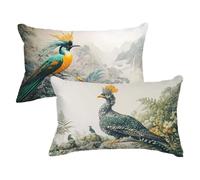 Pillow Cases 2 pack Animal Cushion Covers 70x90 Outdoor Cushions Mustard Color Throw Pillow Covers Velvet Sofa Pillows Double Sided Printing Rectangle Cushion Cover for Garden Bench Farmhouse P-54