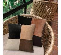 Pillow Cases 2 Pack Colourful, Gift Soft Cushion Covers 70x70, Breathable Waterproof Sofa Cushions, Outdoor Cushions for Garden Furniture Home Bedroom Office Car Porch Bench Chair, Decor Pillows D38