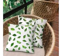 Pillow Cases 2 Pack Elephant, Flower Soft Cushion Covers 80x80, Breathable Waterproof Sofa Cushions, Outdoor Cushions for Garden Furniture Bedroom Office Car Porch Bench Chair, Decor Pillows Gift D63