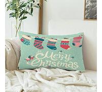 Pillow Cases 2 Pack Web Text New Vintage Graphic Calligraphy Decoration Holidays Drawn Style Typography Pillow Case Comfortable Colorful Pillowcases, For Sofa, Living Room, Garden, 40X60Cm