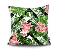Pillow Cases 2Ps Cactus Cushion Cover Tropical Leaf Cushion Cover Abstract Flower Decorative Cushion Sofa Cushion Cushion Cushion Cover-45X45Cm_Bzhx1T73