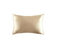 Pillow Cases Satin Silk Soft Pillowcase Cover Silky Hair Beauty Pillow Case Comfortable For Home Decor 1PC(Champagne,1 piece 50x75cm)