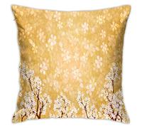 Pillow Cover Beautiful Spring Japanese Cherry Cushion Case Luxury Pillowcases Decorative Cushion Covers For Couch Sofa Home 45X45 CM