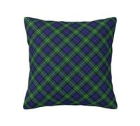 Pillow Cover,Decorative Throw Pillowcase Soft Cushion Covers 45x45 cm for Bedroom Sofa,Scots Style Clan Forbes Tartan Plaid