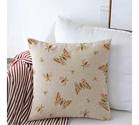 Pillow Cover Illustratisects Wing Graphic Moths Night Romantic Butterfly Pattern Texture Moth On Style Cushion Case Modern Pillowcases For Sofa Home 45X45 CM