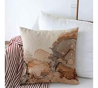Pillow Cover Mixed Chaotic Gradient Drawing Ink Creative Abstract Colorful Waves Texture With Strokes Textures Pillowcases Modern Pillow Protectors For Home Livingroom 45X45 CM