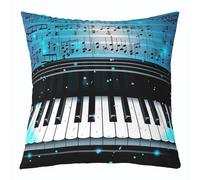Pillow Cover Piano Musical Set Of 2 Decorative Throw Pillow Covers For Decor Couch Office