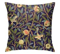 Pillow Cover William Morris Bird And Pomegranate 45X45Cm Pillow Case Fashion Cushion Case Abstract Throw Pillow Cover For Office Bench Bedroom