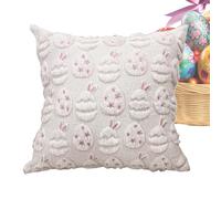 Pillow Covers - Easter Spring Cushion Set, 17.7 Inch Decorative Throw Cases with Hidden Zipper Soft Fabric Seasonal Accent Styling Feature, Ideal for Couch Sofa Living Room Home Dorm Reading Nook