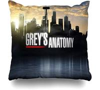 Pillow Covers Fashion Modern Grey Anatomy Pattern Pillowslip Square Sofa Cute Cases Pillowcases 45cmx45cm