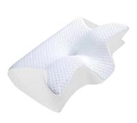 Pillow Daddy Pillowdaddy The Neck Therapy Pillow Ergonomic Memory Foam Pillow Neck Support Pillow for Sides Back Stomach Sleeper Breathable Washable (White)