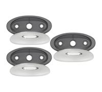 Pillow Insert with Back Mount for J-300 Series Head Neck Textured Bumps Light Grey Oval Hot Tubs (2007-2013) - Polyurethane Comfort for Support(1PC)