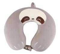 Pillow, Neck Pain Back Sleeper, Travel Pillow for Children for Airplane, Road Trip, Car Seat, Neck and Chin Support, Prevents Forward, Memory Orthopaedic Pillow (Grey, A)