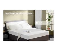 (Pillow Pair) Extra Deep Quilted Mattress Protector Fitted Bed Cover