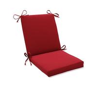 Pillow Perfect Deep Seat, Weather and Fade Resistant, Polyester, Red Pompeii, 36.5" x 18"