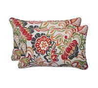 Pillow Perfect Outdoor/Indoor Zoe Citrus Lumbar Pillows, 11.5" x 18.5", Green, 2 Count