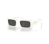 Pillow Shape Sunglasses in White Acetate- female- Prada- Sunglasses- White- 52 MM- Accessories 52 MM