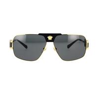 Pillow Shape Sunglasses- unisex- Versace- Sunglasses- Yellow- 63 MM- Accessories 63 MM