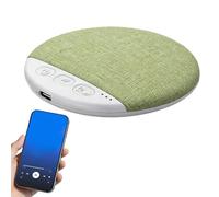 Pillow Sleep Speaker - Wireless Ultra Thin Disc | Bone Conduction White Noise Machine | Rechargeable Under Headrest Stereo Timer, Side Sleeper Private Headphones for Home Bedroom Apartment