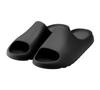 Pillow Slides Slippers Shower Shoes,Massage Foam Bathroom Slippers Thick-Soled Summer Slippers Pool Gym House Slipper for Indoor Outdoor,Black,40