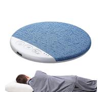 Pillow Speaker - Ultra Thin Wireless Sleep Audio | White Noise Mini Disc Device - Rechargeable Type C Bed Sound Unit Lightweight ABS Linen Relaxation Insomnia Travel