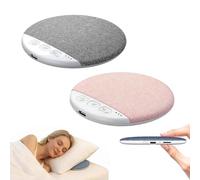 Pillow Speaker Wireless Bluetooth Pillow Speaker, Portable Bone Conduction Under Pillow Flat Speaker for Sleeping with 3D White Noise & Sleep Timer for Side Sleepers and Deep Sleep (B+D)