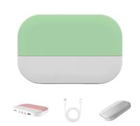 Pillow Speaker, Wireless Portable, 9x6x1.2cm, Flat Under Pillow Speakers For Sleeping, Bone Conduction Audio, Private Sound Device for Bed Bedroom Meditation Travelers Dormitory Camping (Green)