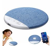 Pillow Speaker with White Noise Timer, Bluetooth Wireless Sleep Aid with Stereo Bass for Restful Sleep (Blue)