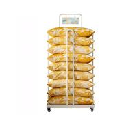 Pillow Storage Rack, Movable Sofa Couch Holder with Billboard, Iron Display Stand for Retail and Hotel, Perfect for Organizing Cushions and Pillows