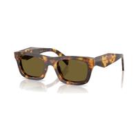 Prada PR C06S 14L09Z Woman Sunglasses Acetate Turtle Brown Pillow Normal