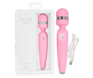 Pillow Talk Cheeky Wand - rechargeable massaging vibrator (pink)