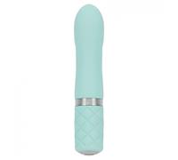 Pillow Talk Flirty Rechargeable Bullet Small Vibrator Personal Massager - Teal